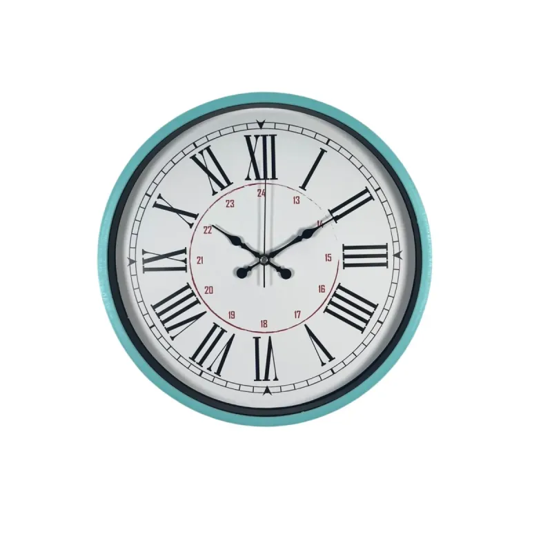 Turkuaz Plastik Duvar Saati 36 cm · Model PP-3652T