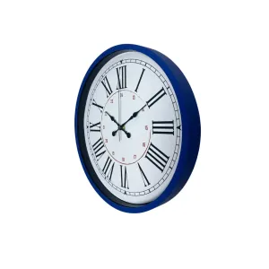 Lacivert Plastik Duvar Saati 36 cm · Model PP-3652V