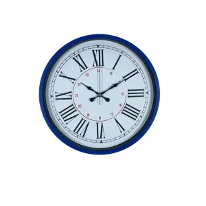 Lacivert Plastik Duvar Saati 36 cm · Model PP-3652V