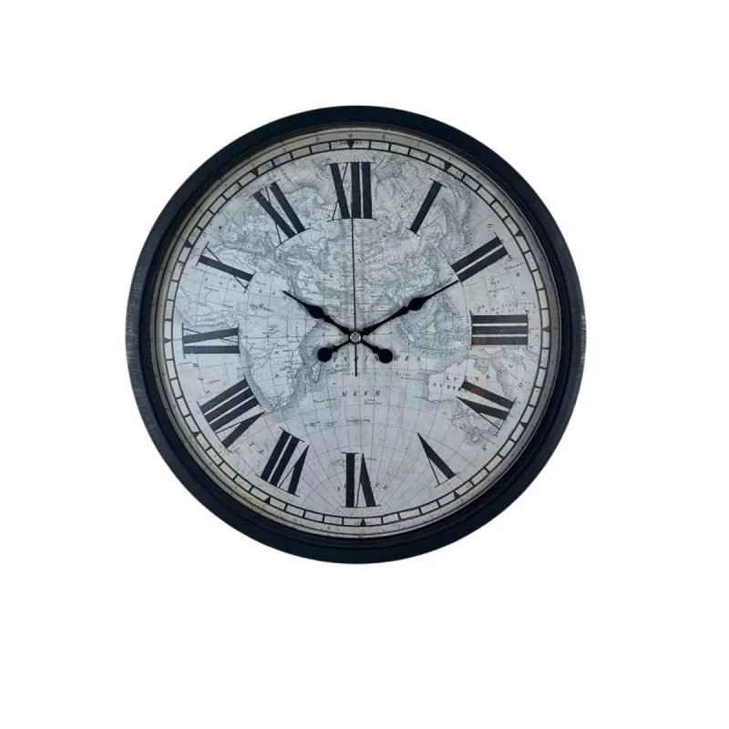 Siyah Plastik Duvar Saati 36 cm · Model PP-3657B
