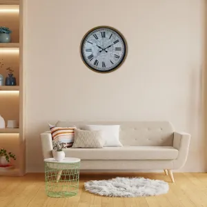 Kahverengi Plastik Duvar Saati 36 cm · Model PP-3657I