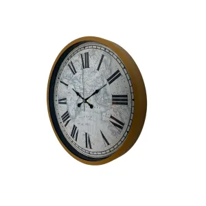 Kahverengi Plastik Duvar Saati 36 cm · Model PP-3657I