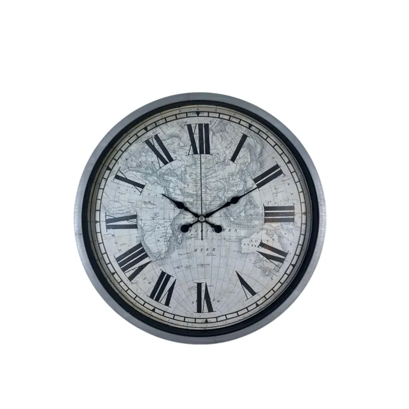 Gri Plastik Duvar Saati 36 cm · Model PP-3657K
