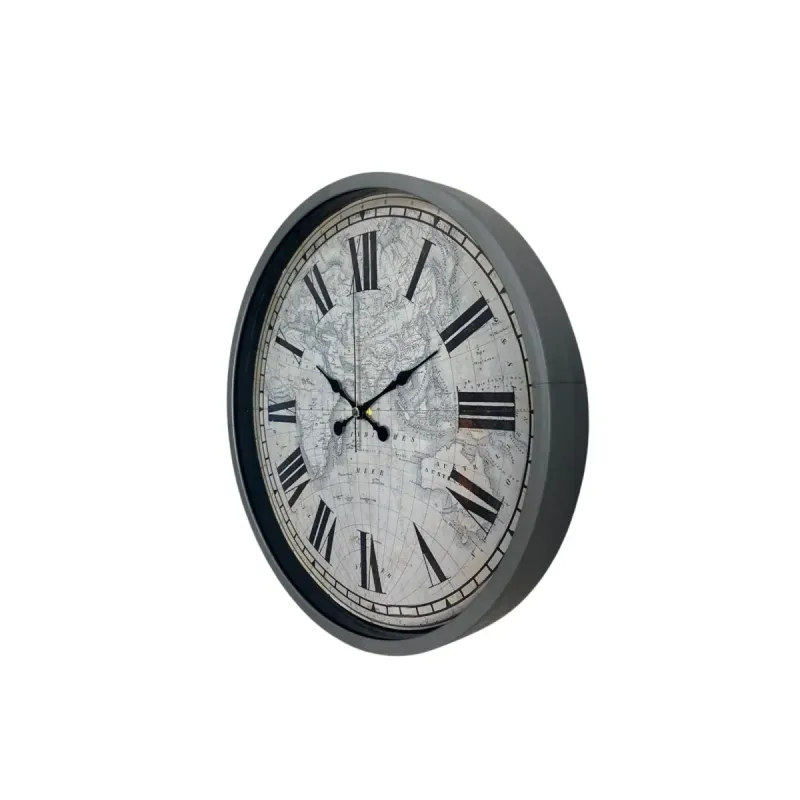 Gri Plastik Duvar Saati 36 cm · Model PP-3657K