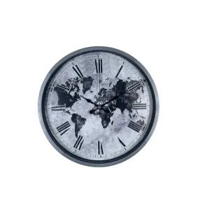 Gri Plastik Duvar Saati 36 cm · Model PP-3664K
