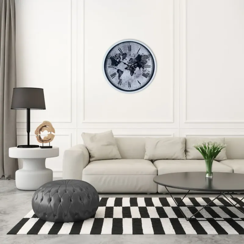 Beyaz Plastik Duvar Saati 36 cm · Model PP-3664W