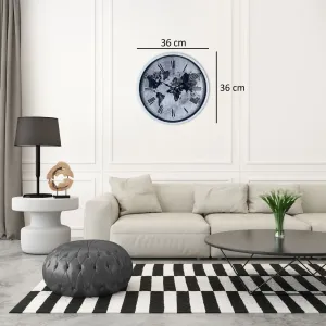 Beyaz Plastik Duvar Saati 36 cm · Model PP-3664W