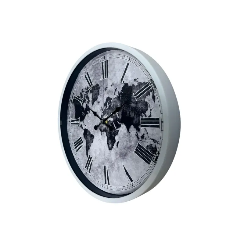 Beyaz Plastik Duvar Saati 36 cm · Model PP-3664W