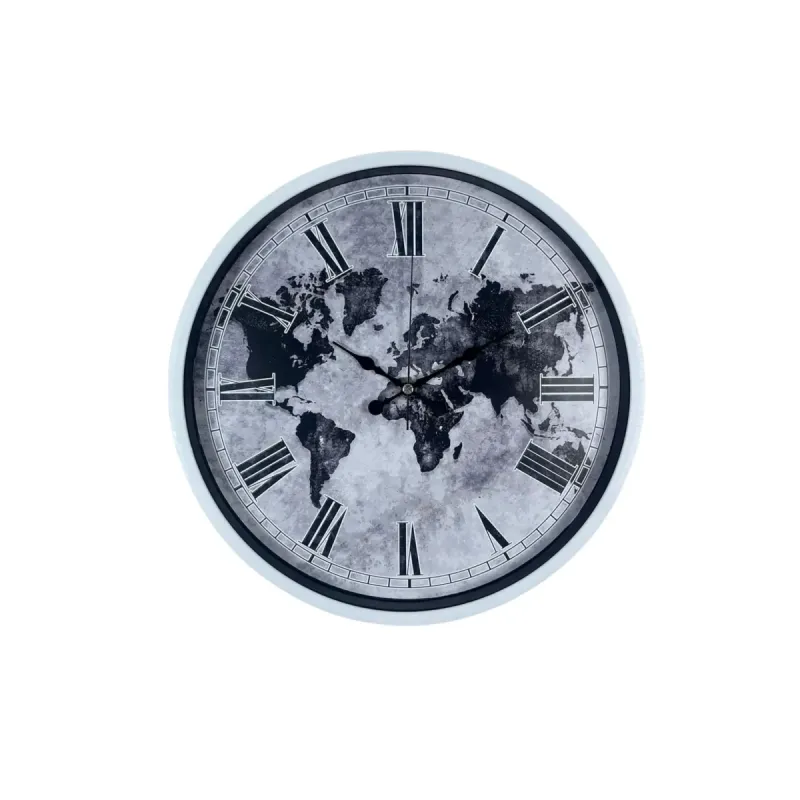 Beyaz Plastik Duvar Saati 36 cm · Model PP-3664W