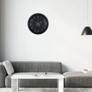 Desenli Siyah Metal Duvar Saati 40 cm · Model 4011B