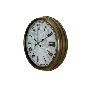 Eskitme Metal Duvar Saati 40 cm · Model 4057E