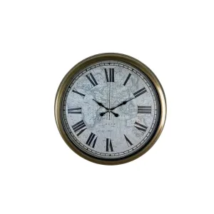 Eskitme Metal Duvar Saati 40 cm · Model 4057E