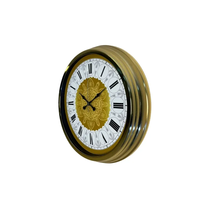 Gold Metal Duvar Saati 40 cm · Model 4076G