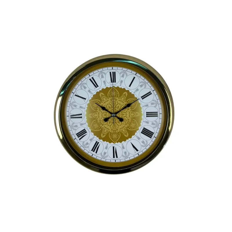 Gold Metal Duvar Saati 40 cm · Model 4076G