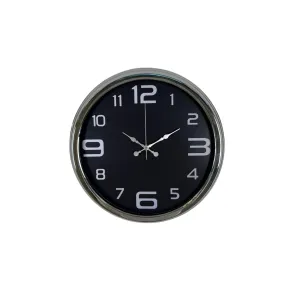 Krom Metal Duvar Saati 40 cm · Model 4009K
