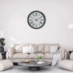 Krom Metal Duvar Saati 40 cm · Model 4052K