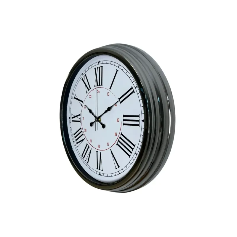 Krom Metal Duvar Saati 40 cm · Model 4052K