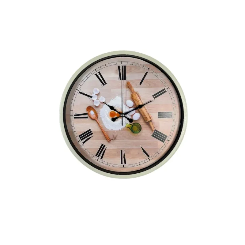 Siyah Plastik Duvar Saati 36 cm · Model PP-3681B