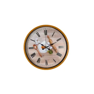 Turuncu Plastik Duvar Saati 36 cm · Model PP-3681O