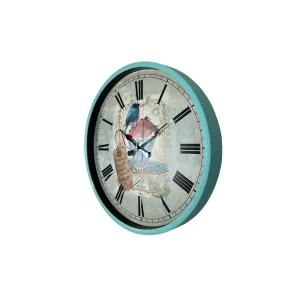 Turkuaz Plastik Duvar Saati 36 cm · Model PP-3683T