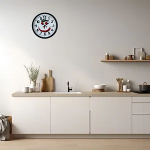 Siyah Plastik Duvar Saati 36 cm · Model PP-3634B