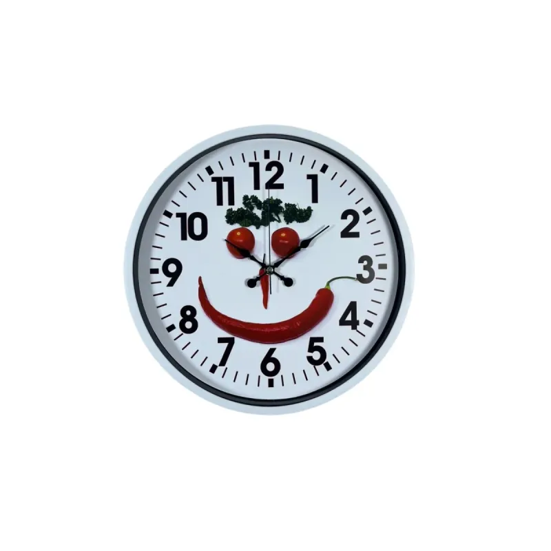 Beyaz Plastik Duvar Saati 36 cm · Model PP-3634W
