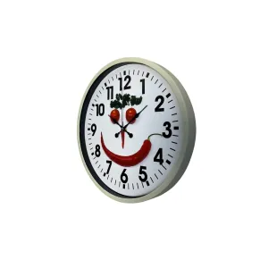 Krem Plastik Duvar Saati 36 cm · Model PP-3634X