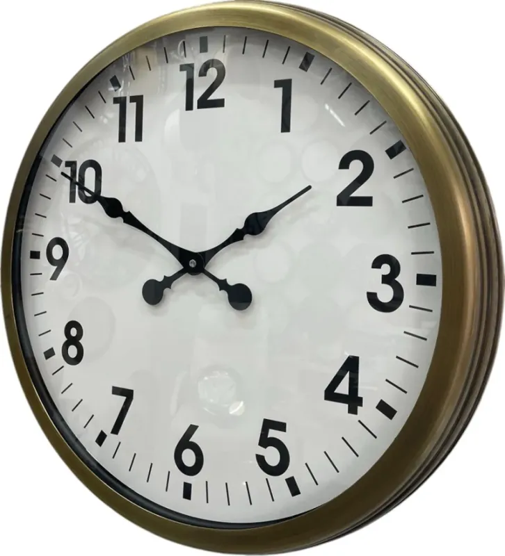 Eskitme Metal Duvar Saati 60 cm · Model 6001E