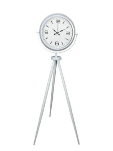 Beyaz Metal Ayaklı Tripod Saat 150 x 45 cm · Model AS-4008WW