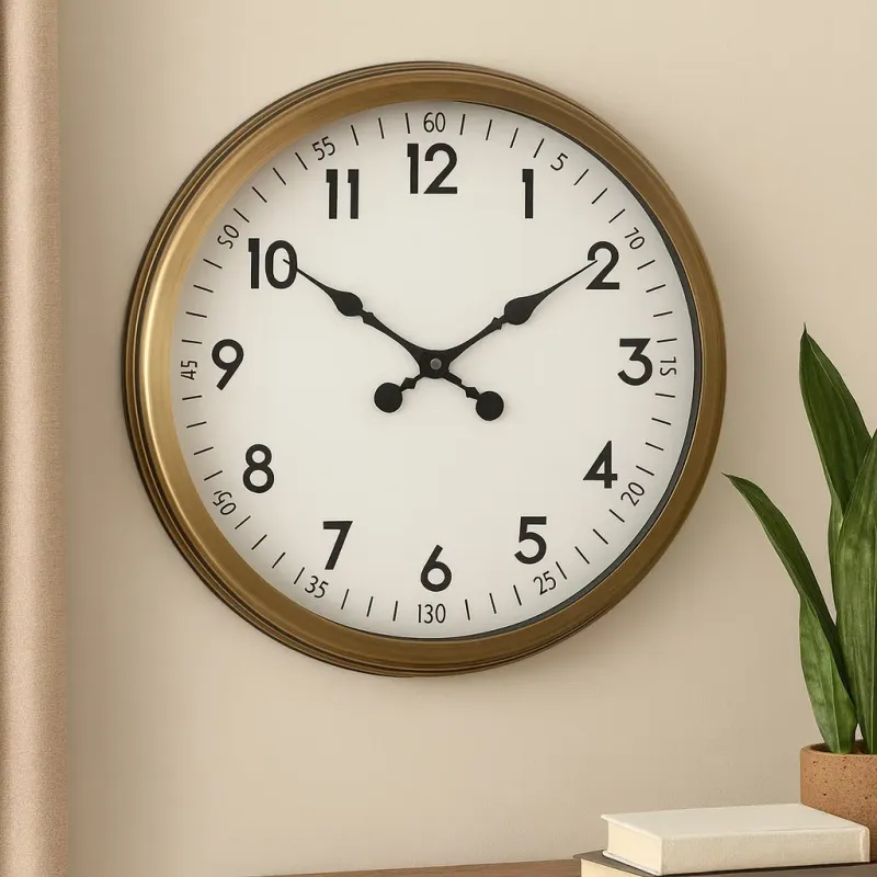 Eskitme Metal Duvar Saati 60 cm · Model 6005E