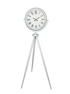 Roma Rakamlı Beyaz Metal Ayaklı Tripod Saat 150 x 45 cm · Model AS-4054WW
