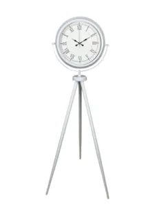 Roma Rakamlı Beyaz Metal Ayaklı Tripod Saat 150 x 45 cm · Model AS-4055WW