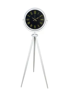 Beyaz Metal Ayaklı Tripod Saat 150 x 45 cm · Model AS-4073WW