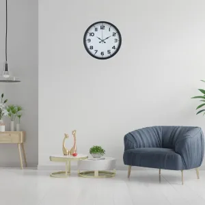 Siyah Plastik Duvar Saati 36 cm · Model PP-3636B