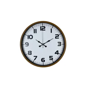 Kahverengi Plastik Duvar Saati 36 cm · Model PP-3636I