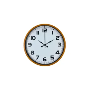 Turuncu Plastik Duvar Saati 36 cm · Model PP-3636O