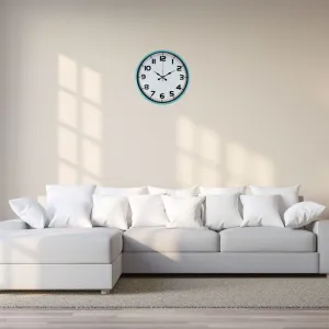Turkuaz Plastik Duvar Saati 36 cm · Model PP-3636T