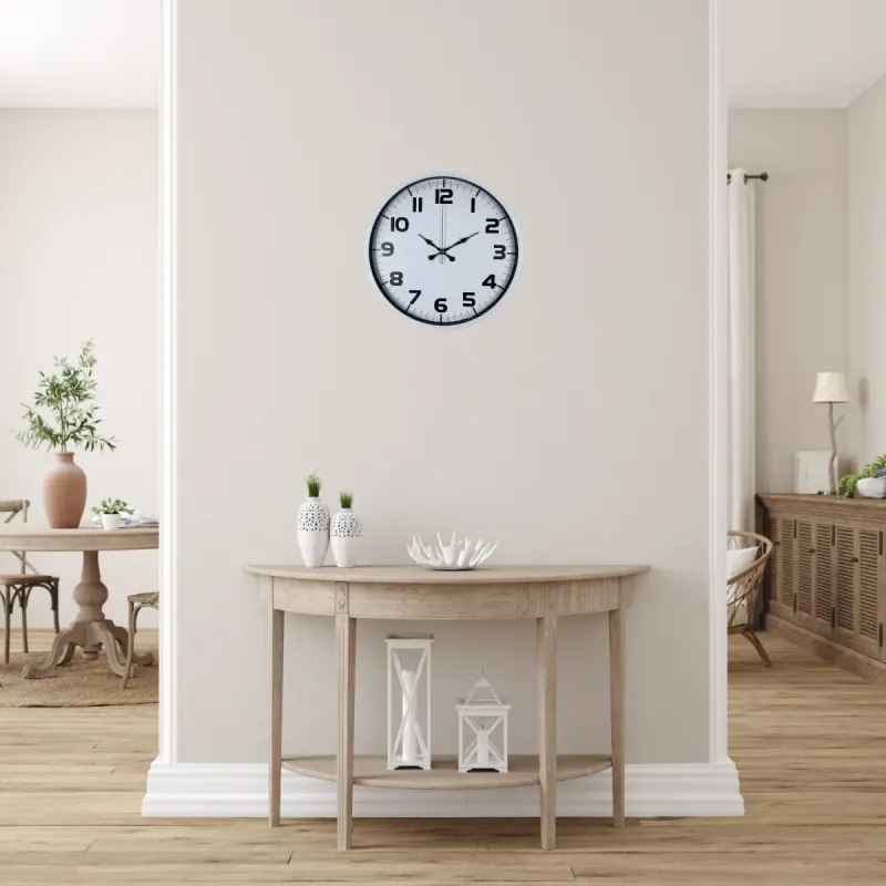 Beyaz Plastik Duvar Saati 36 cm · Model PP-3636W