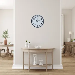 Beyaz Plastik Duvar Saati 36 cm · Model PP-3636W