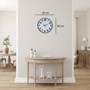 Beyaz Plastik Duvar Saati 36 cm · Model PP-3636W