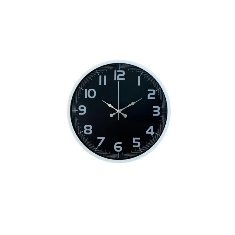 Beyaz Plastik Duvar Saati 36 cm · Model PP-3637W