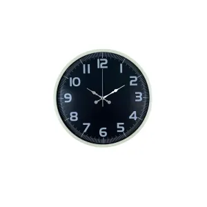 Krem Plastik Duvar Saati 36 cm · Model PP-3637X