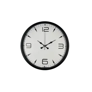 Siyah Plastik Duvar Saati 36 cm · Model PP-3650B
