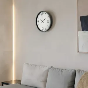 Gri Plastik Duvar Saati 36 cm · Model PP-3650K