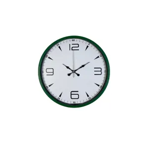Yeşil Plastik Duvar Saati 36 cm · Model PP-3650L