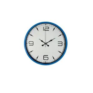 Mavi Plastik Duvar Saati 36 cm · Model PP-3650M