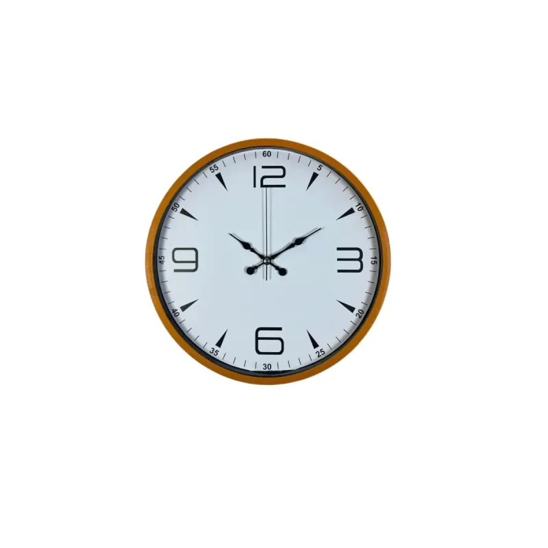 Turuncu Plastik Duvar Saati 36 cm · Model PP-3650O