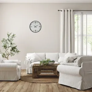 Beyaz Plastik Duvar Saati 36 cm · Model PP-3650W