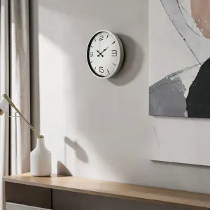 Beyaz Plastik Duvar Saati 36 cm · Model PP-3650W