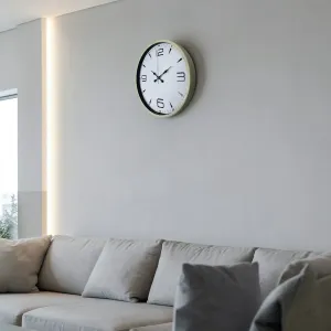 Krem Plastik Duvar Saati 36 cm · Model PP-3650X